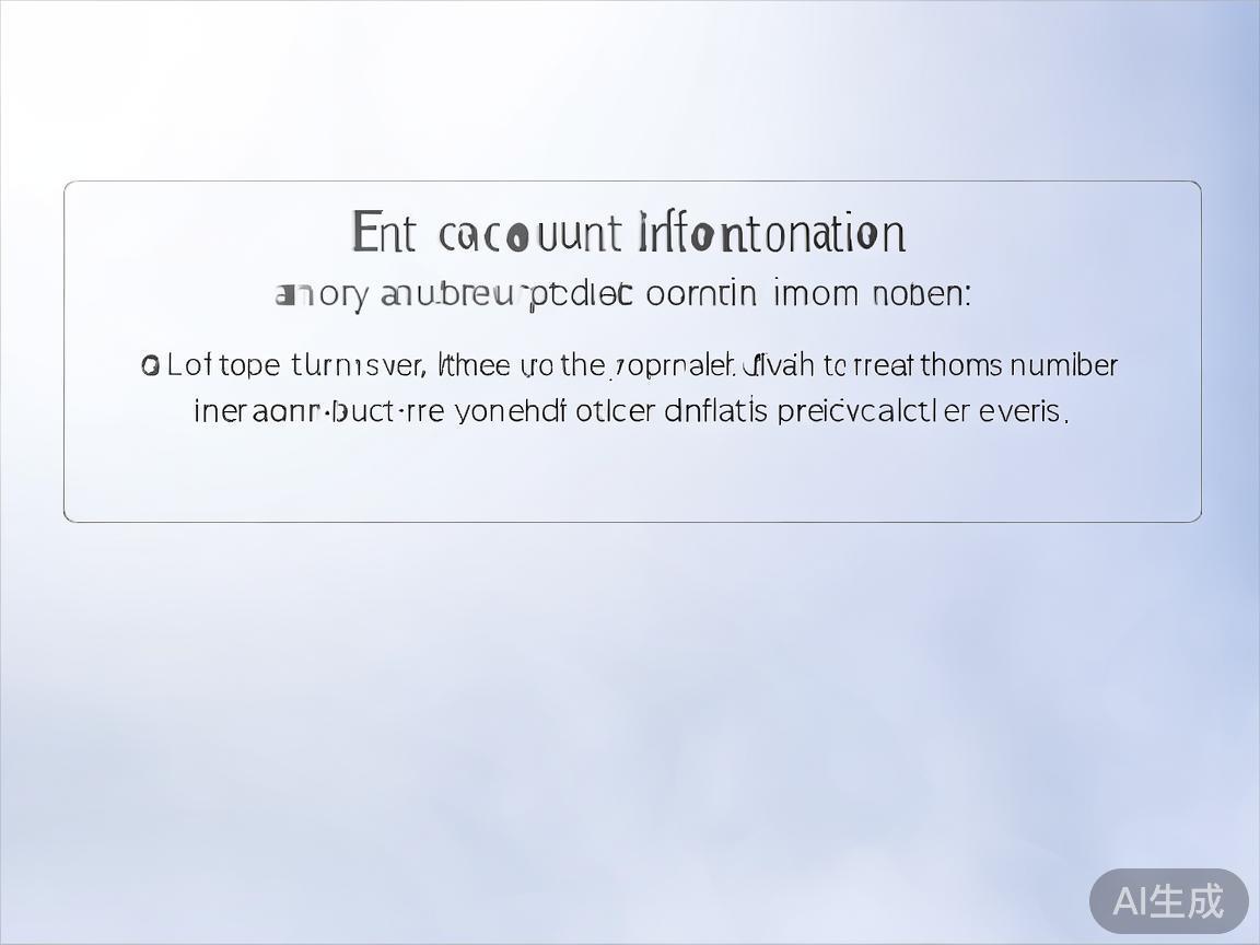 输入账号信息：根据注册时填写的邮箱或手机号码，输入